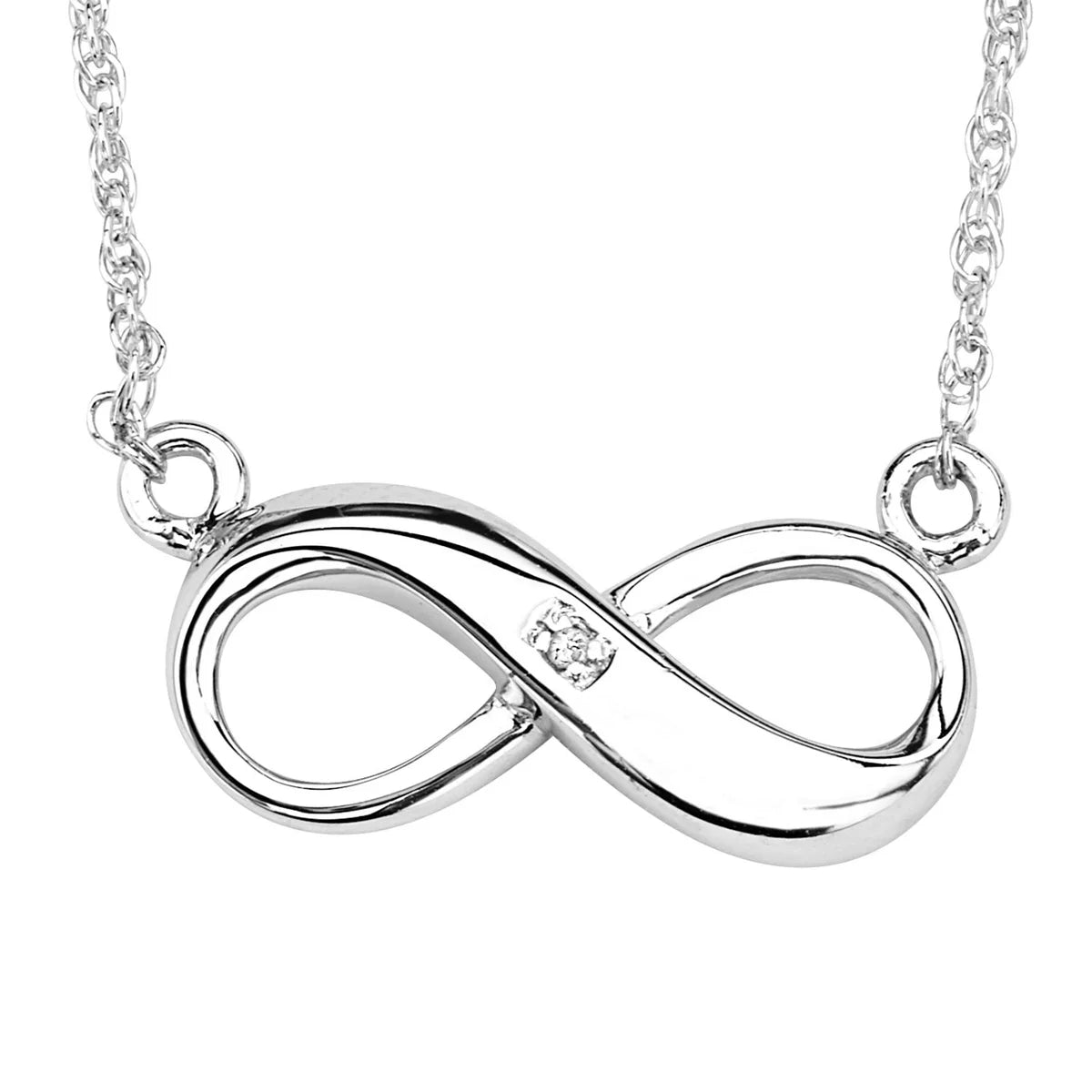 Eternal Elegance Diamond Infinity Necklace