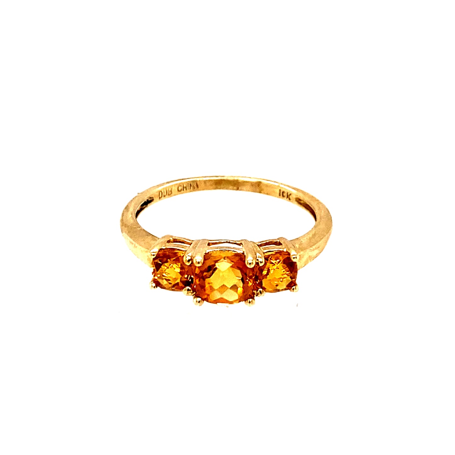 10K Yellow Gold Citrine Fashion Ring